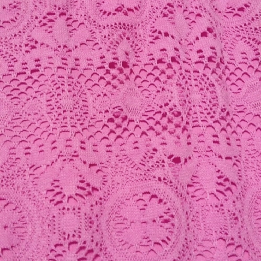 Excellent No Boundaries Pink Lace Dress: M (7-9) - Picture 5 of 8